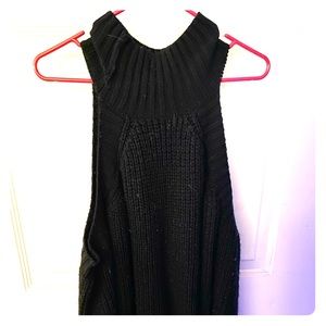 Cold shoulder sweater